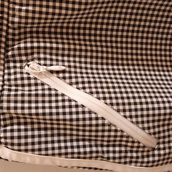 T by Talbot's black/white checked active skirt Sz MP - Picture 2 of 10